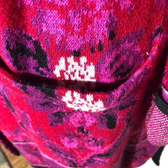 Isaac Mizrahi Live Floral Knit Cardigan Coat 2X - Picture 10 of 13